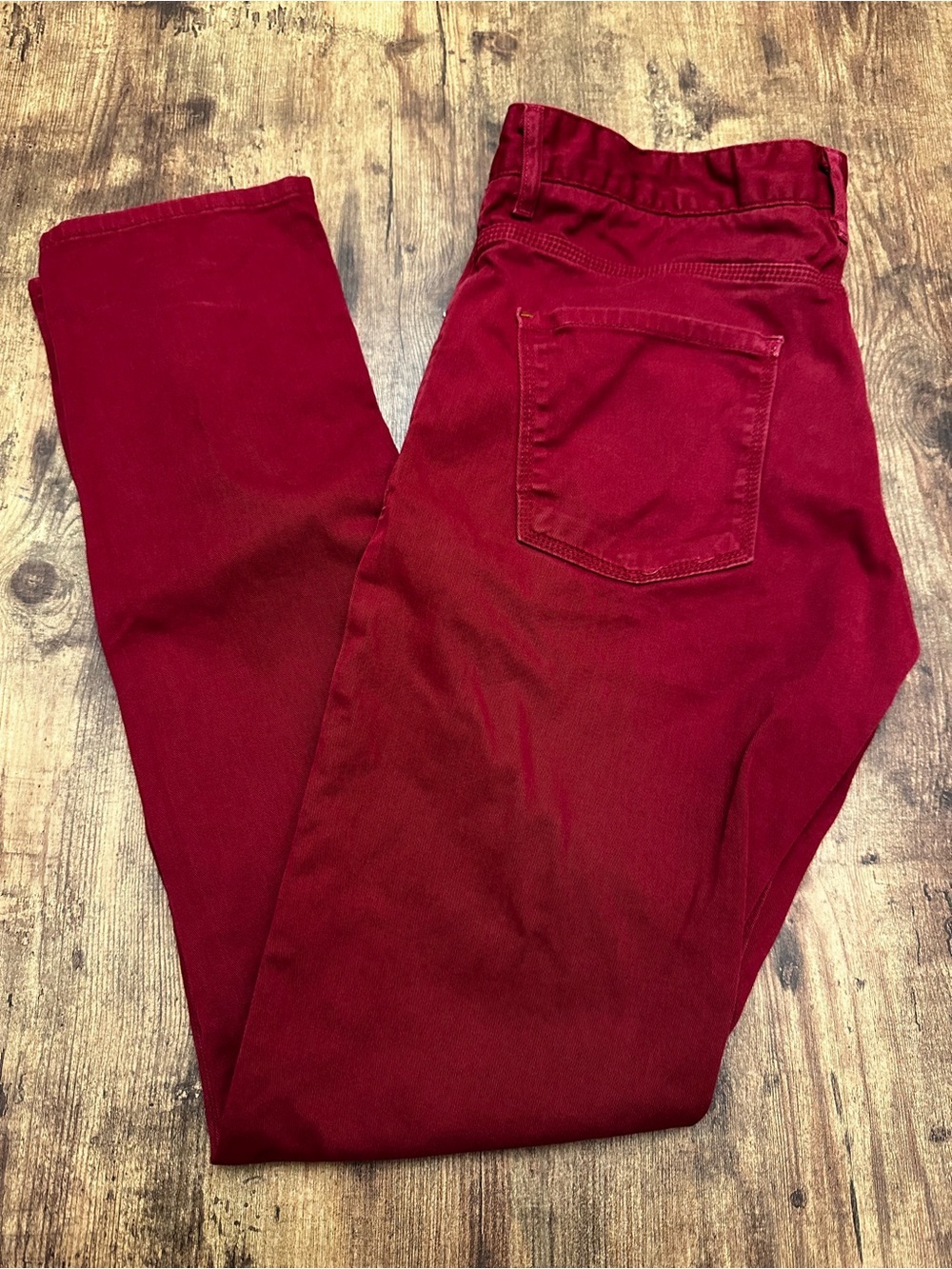 Zara women’s Deep Red Skinny Jeans size 32 #263